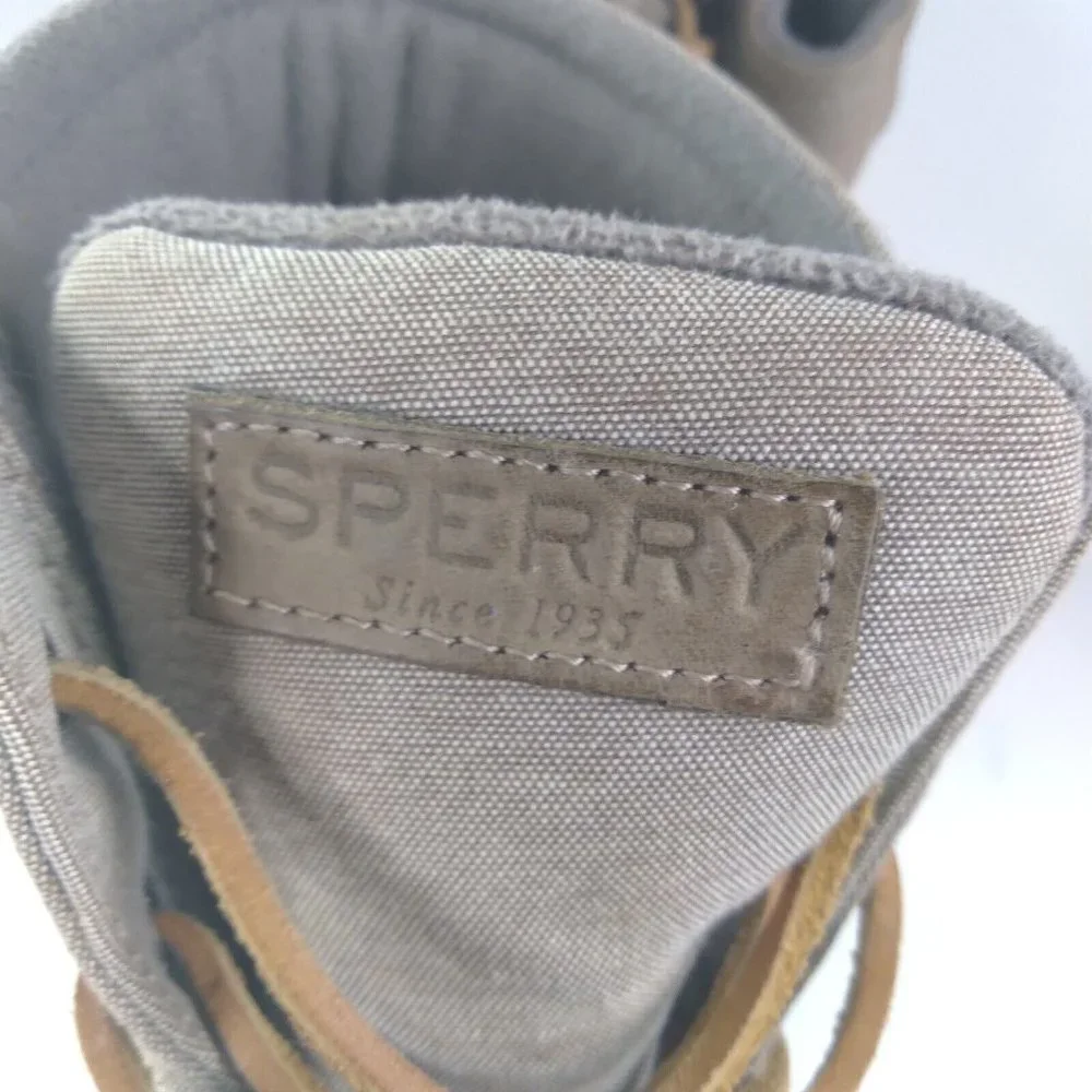 Sperry Saltwater Womens 8.5 M Waterproof Snow Duck‎ Rubber Boots Gray STS…
